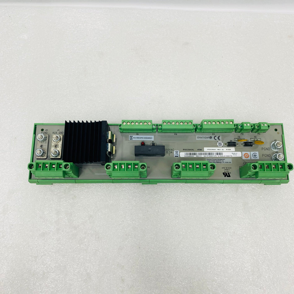 EMERSON Power Distribution Board 5X00489G01 - Rockss Automation