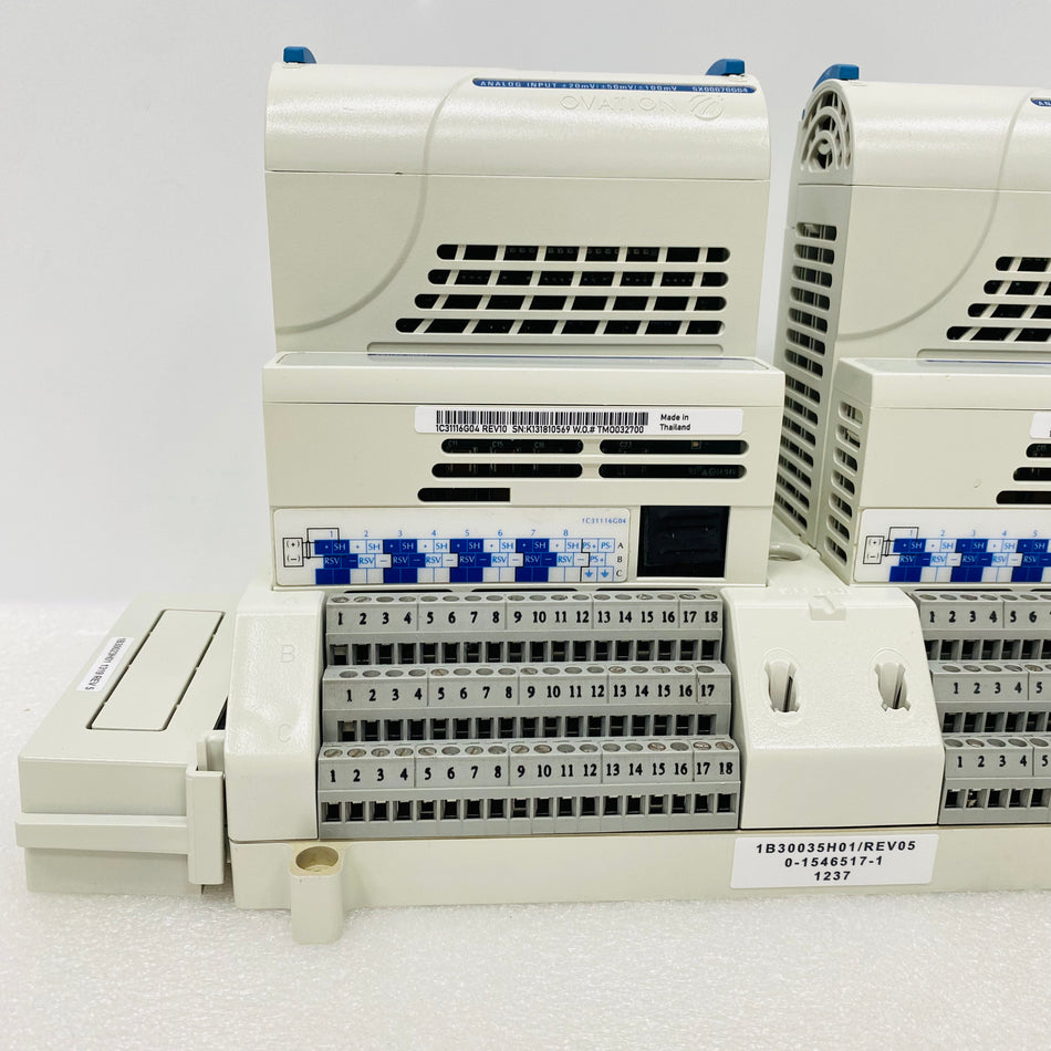 Emerson Westinghouse Module Controller 1B30035H01 5X00070G04 1C31116G04 1B30023H01