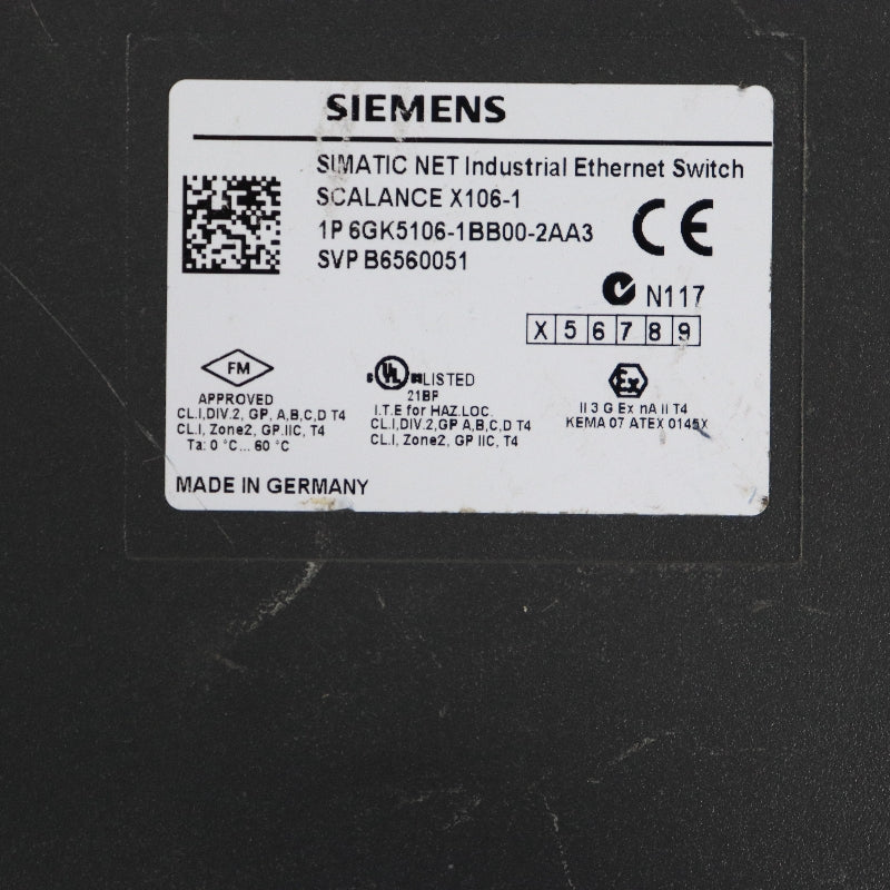 西門子 6GK5106-1BB00-2AA3 乙太網路交換機