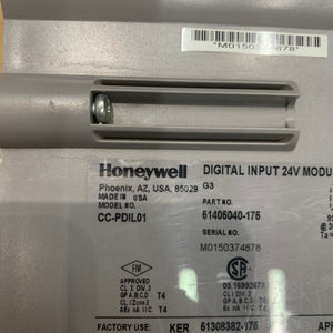 Honeywell CC-PDIL01 Digital Input Module