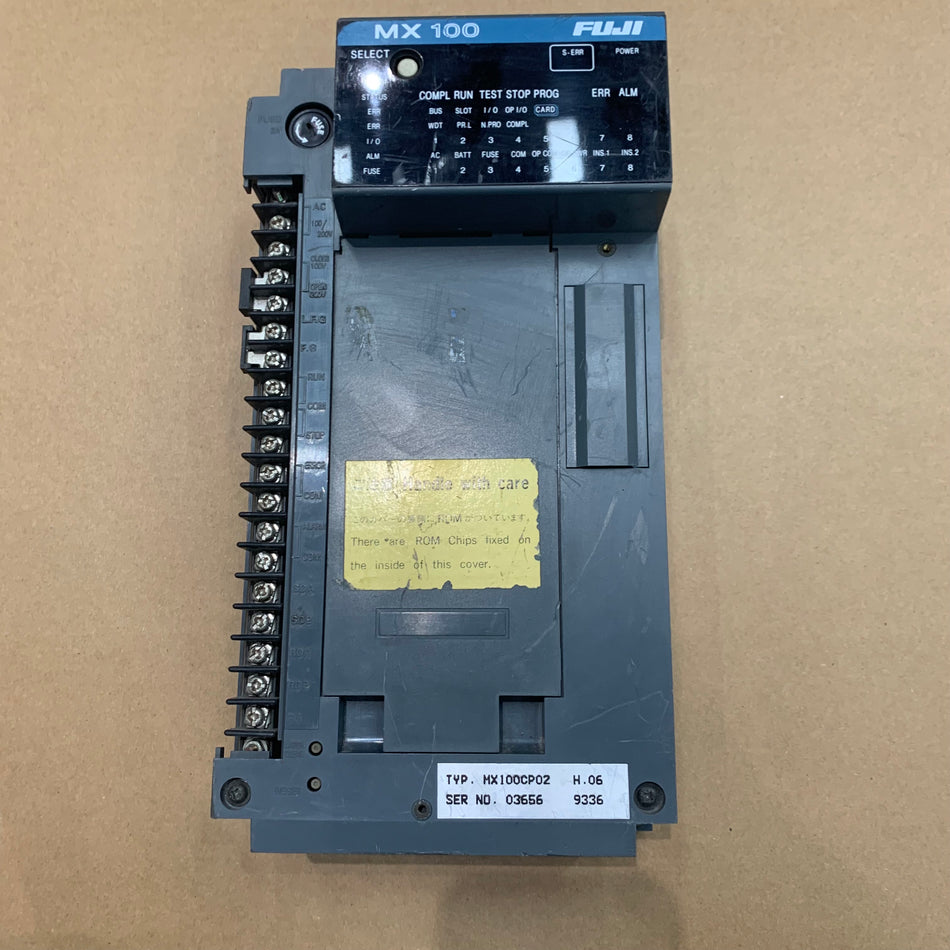 FUJI MX100CP02 PLC CPU