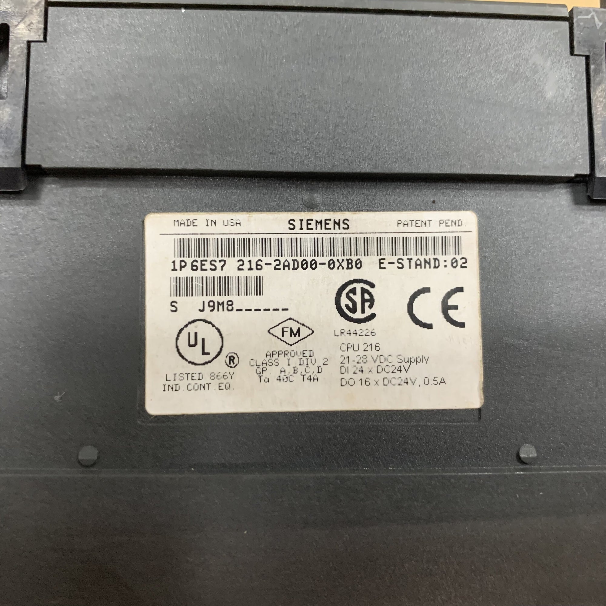 6ES7216-2AD00-0XB0 西門子Simatic S7-200 CPU