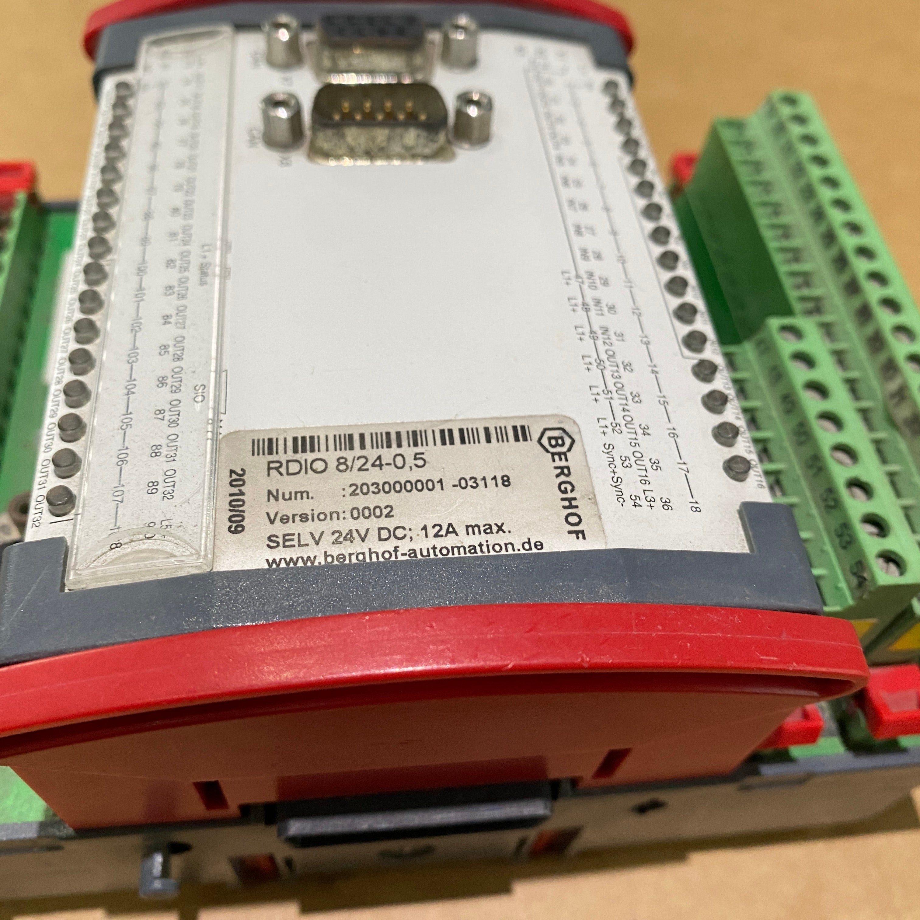 BERGHOF RDIO 8/24-0,5 REMOTE I/O MODULE