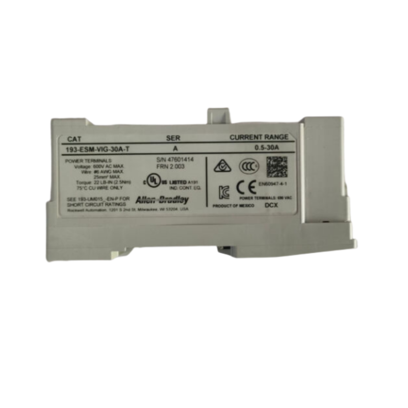 Allen Bradley 193-ESM-VIG-30A-T繼電器