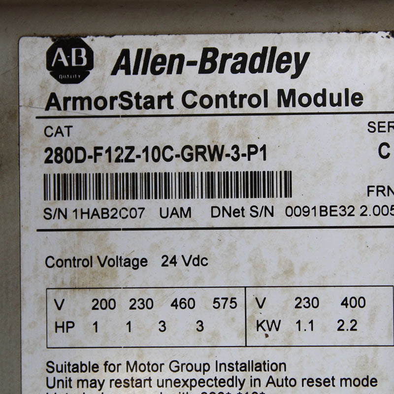 Allen Bradley 280D-FN-10-R 280D-F12Z-10C-GRW-3-P1 C防爆變頻器