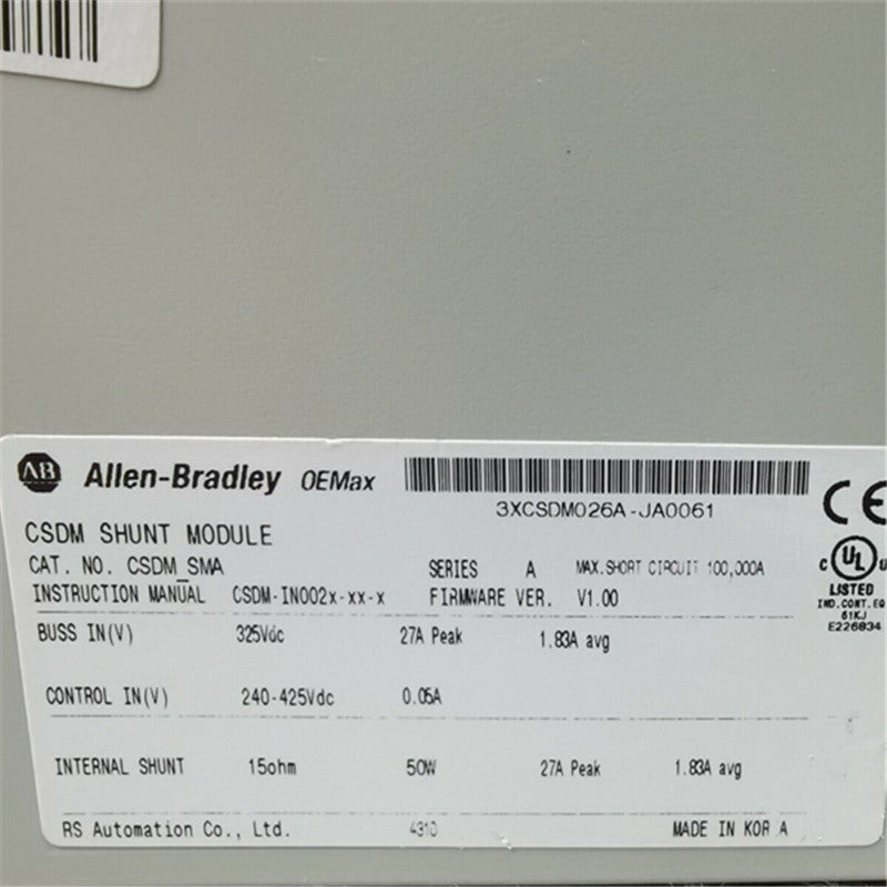 Allen Bradley CSDM-SMA伺服驅動器