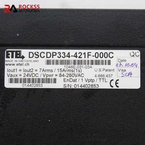ETEL DSCDP334-421F-000C Drive