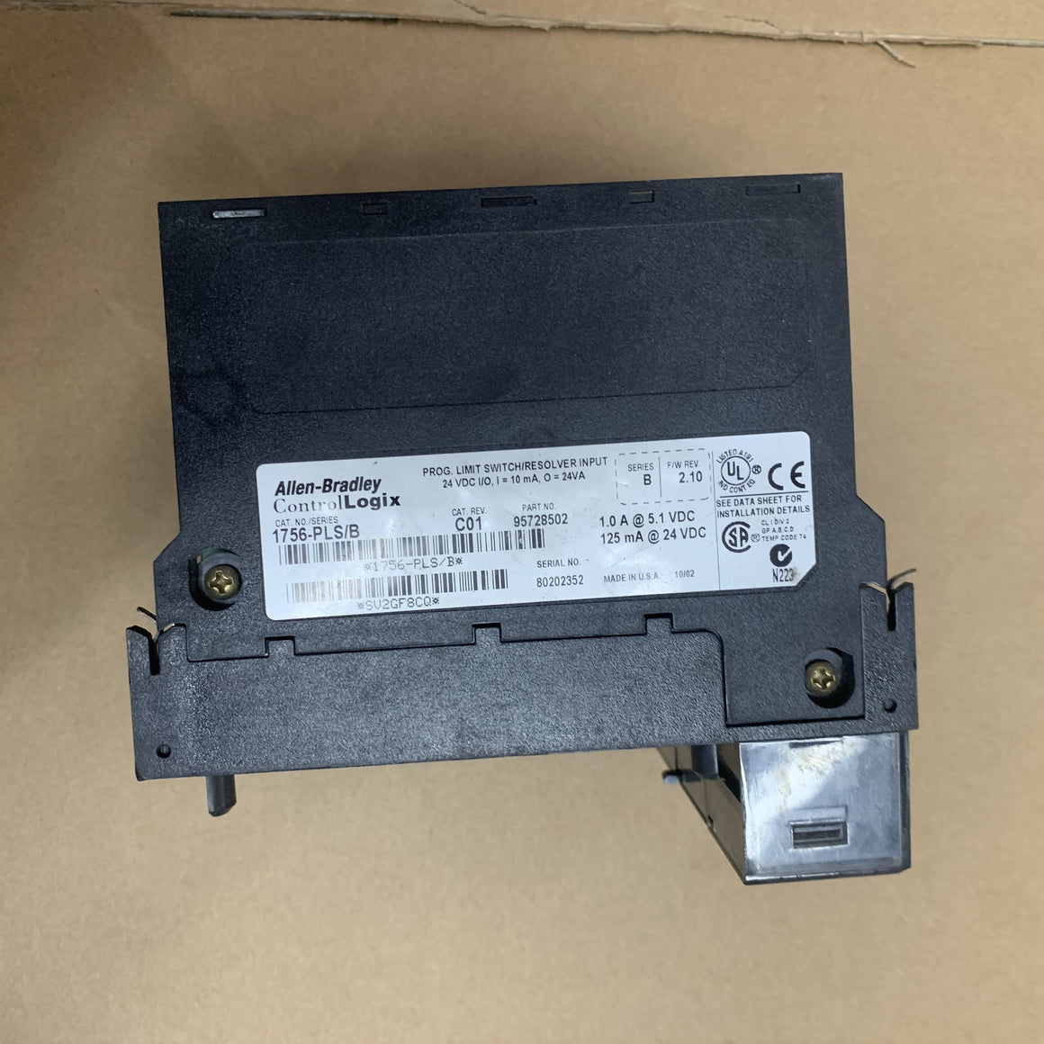 Allen-Bradley 1756-PLS/B Programmable Limit Switch Module - Rockss Automation