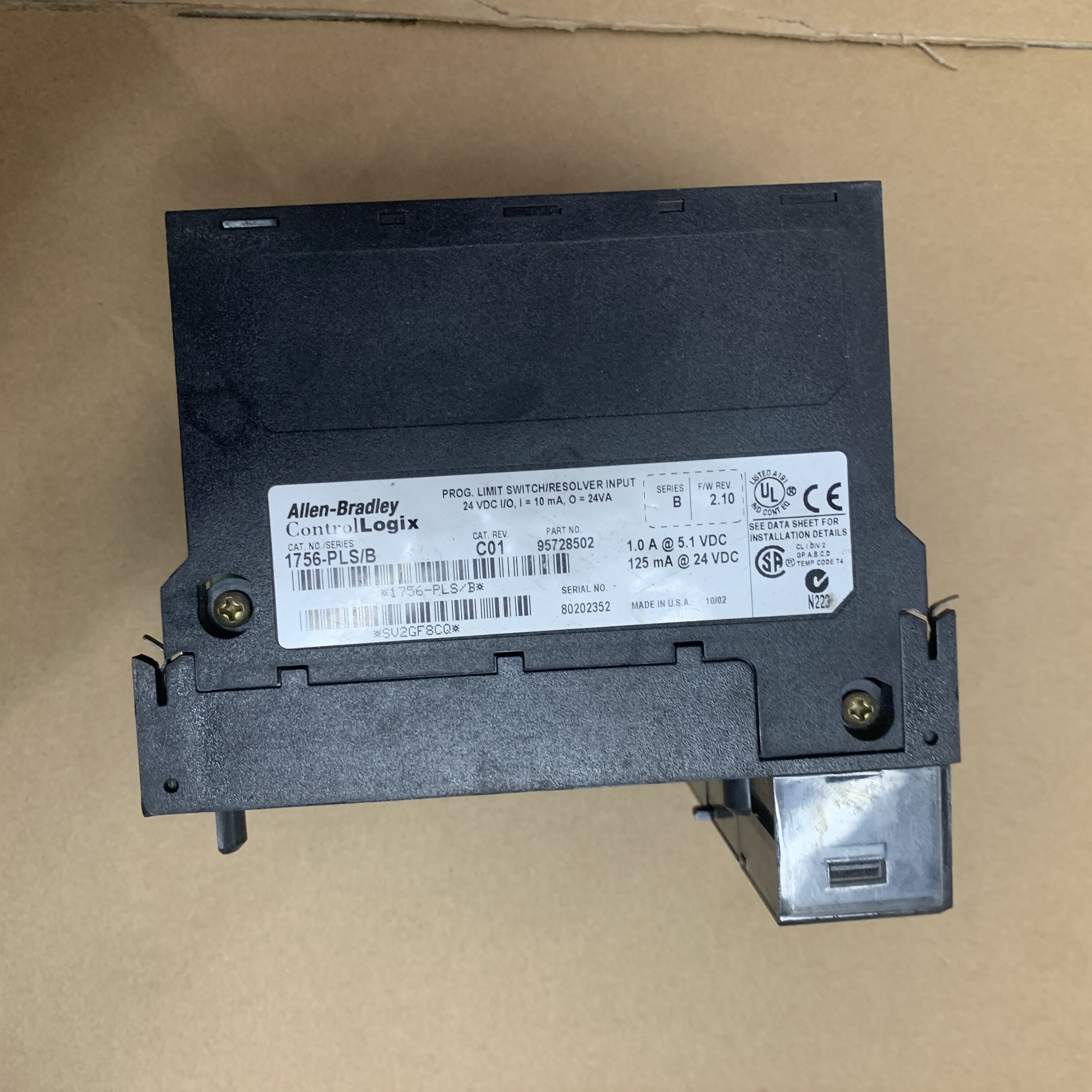 Allen-Bradley 1756-PLS/B Programmable Limit Switch Module - Rockss Automation