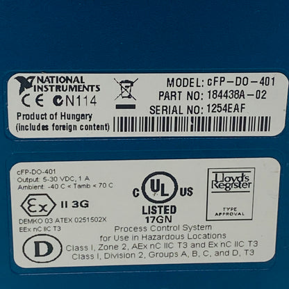 National Instruments cFP-DO-401 Digital Output Module