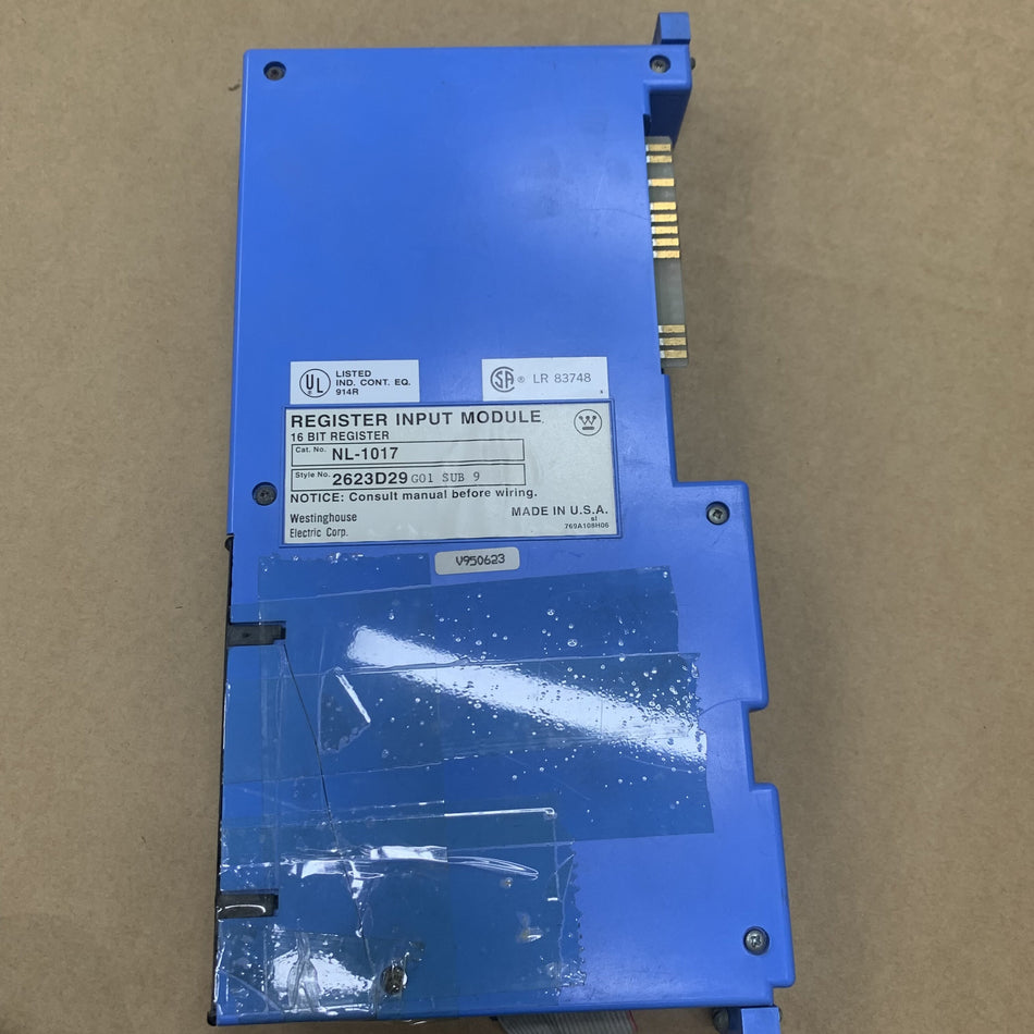 Westinghouse NL-1017暫存器輸入模組