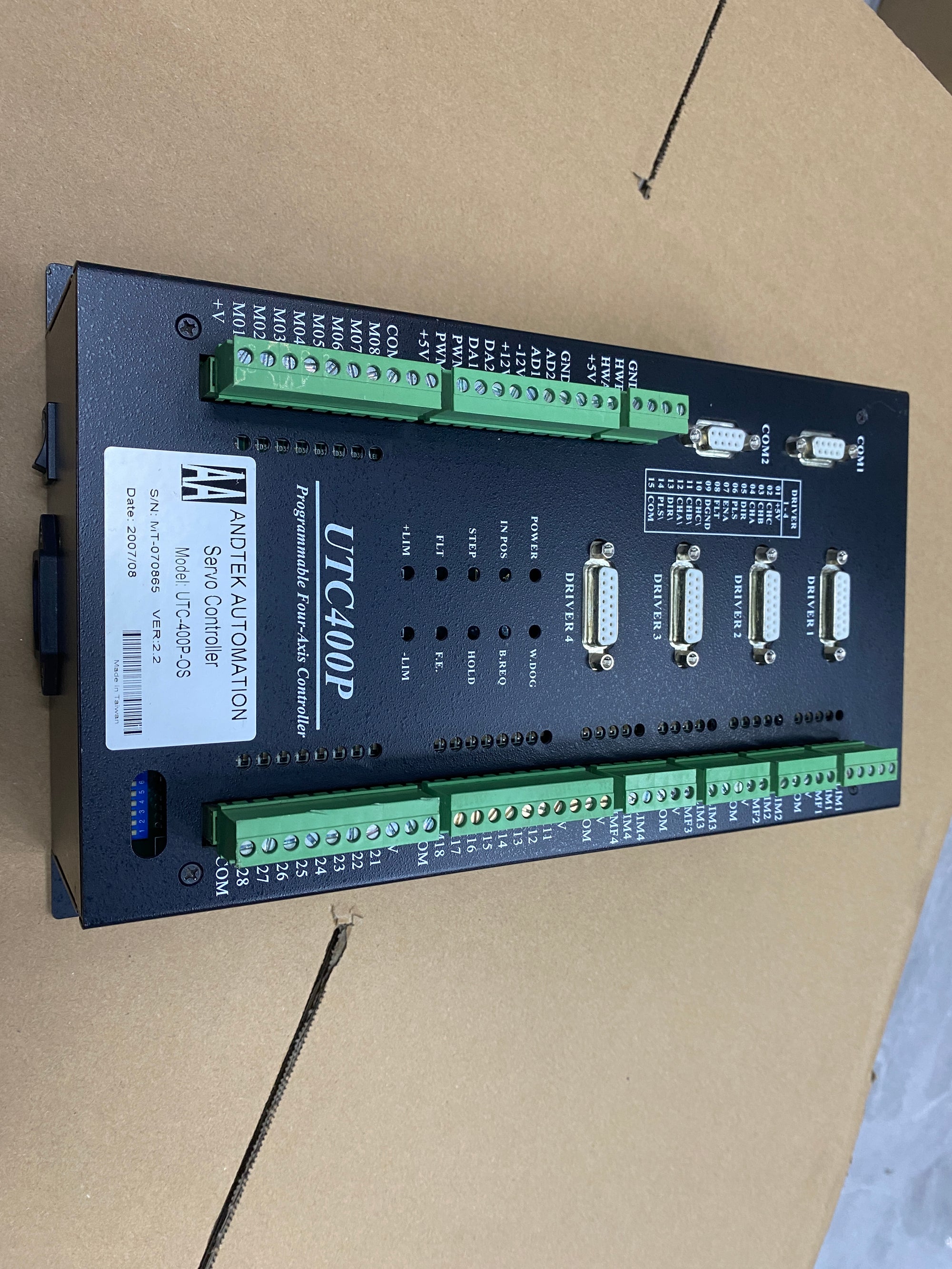 ANDTEK AUTOMATION UTC-400P-OS Servo Controller