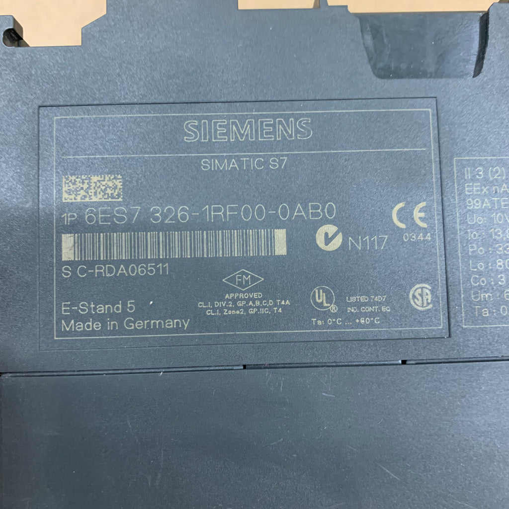 西門子 6ES7326-1RF00-0AB0 數位輸入模組