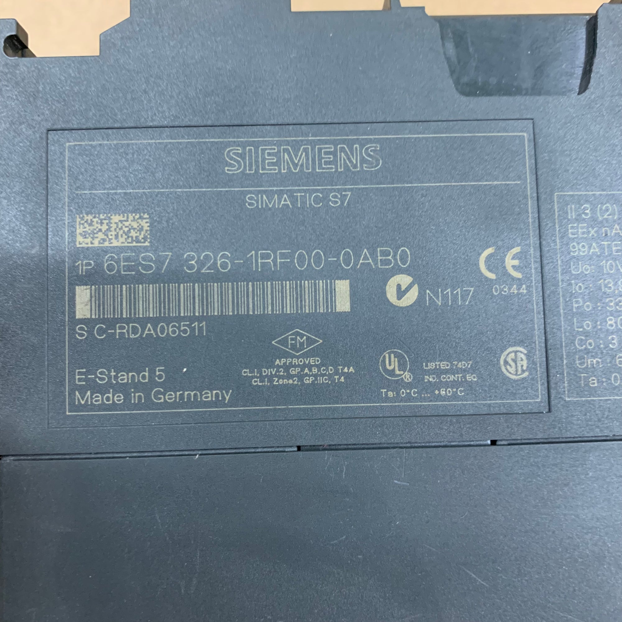 西門子 6ES7326-1RF00-0AB0 數位輸入模組