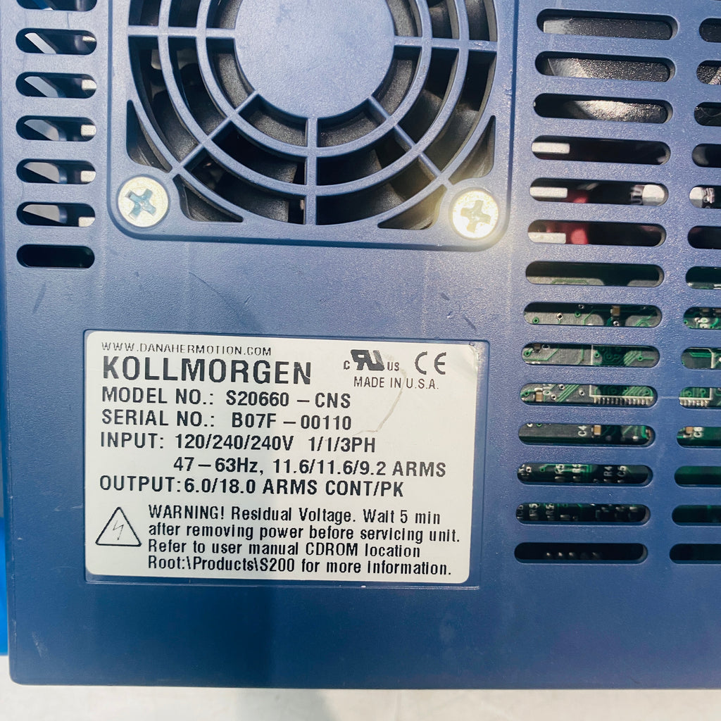 Kollmorgen S20660-CNS Servo Drive