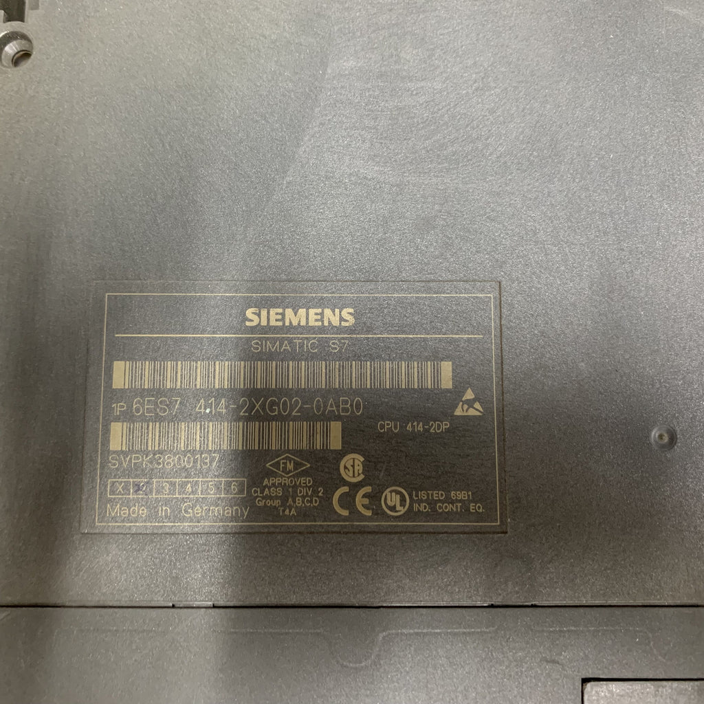 西門子SIMATIC S7 6ES7414-2XG02-0AB0 CPU