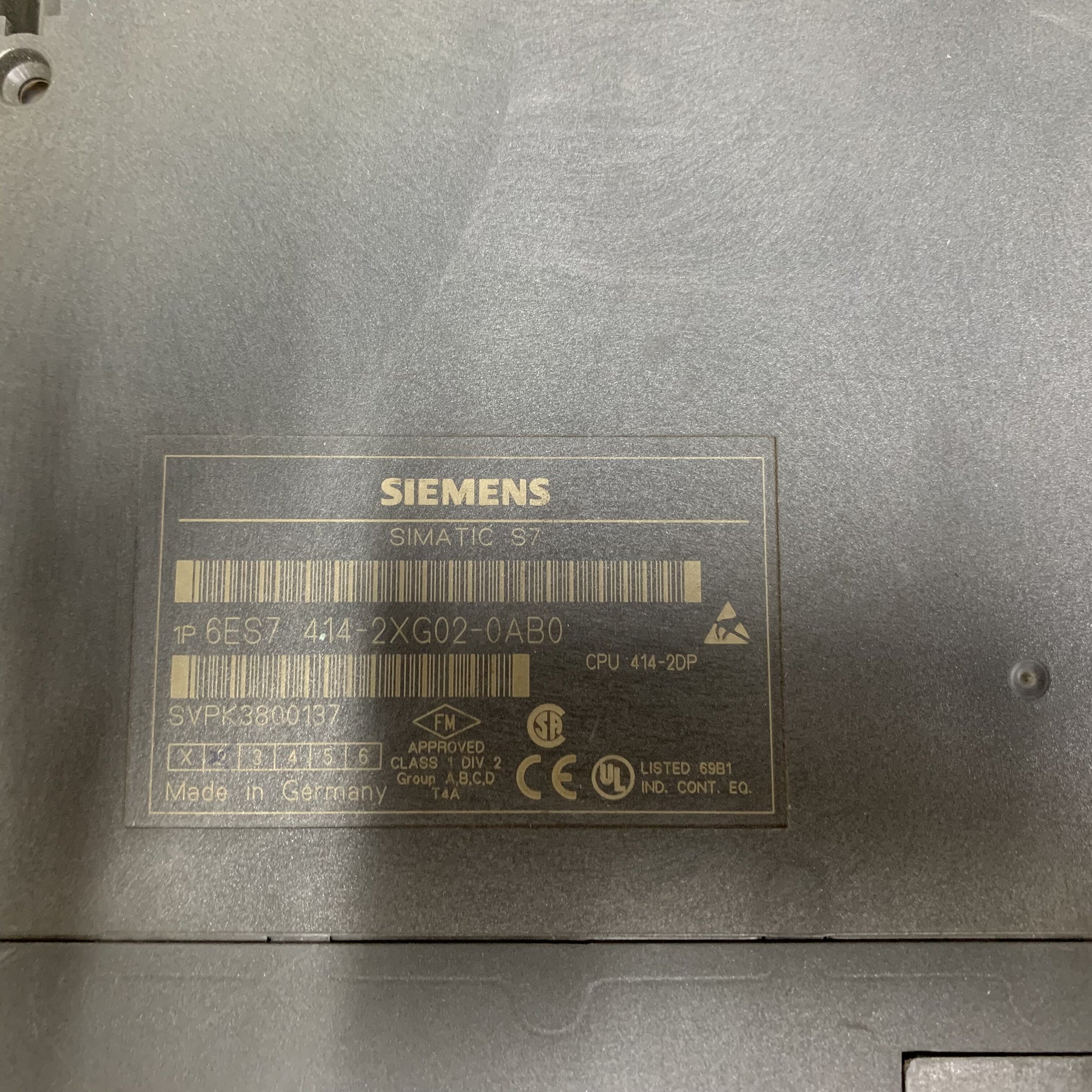 西門子SIMATIC S7 6ES7414-2XG02-0AB0 CPU