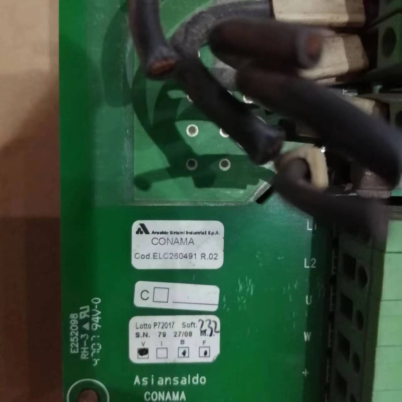 Ansaldo ELC260491 Plc Module