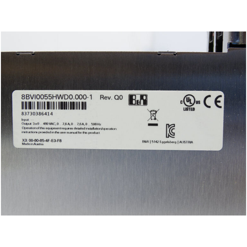 B&amp;R 8BVI0055HWD0.000-1伺服驅動器