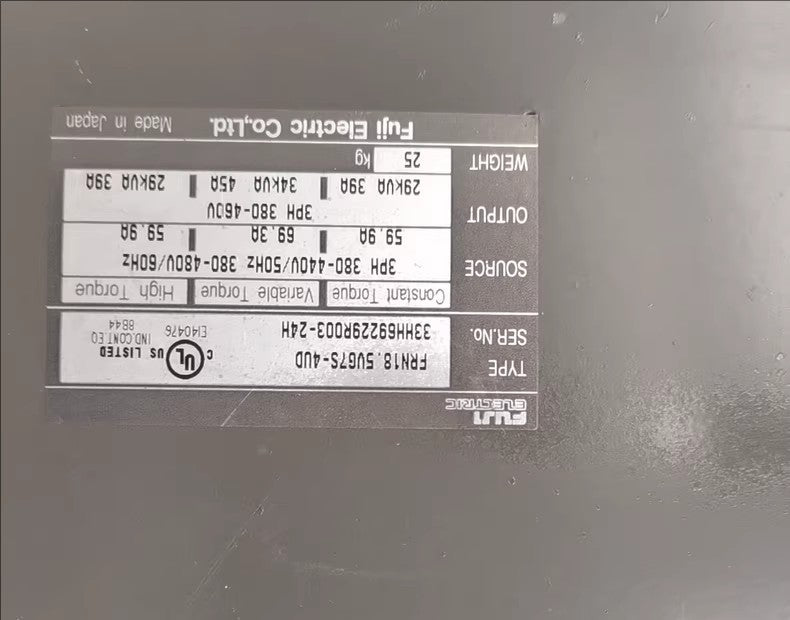 FUJI FRN18.5VG7S-4UD INVERTER