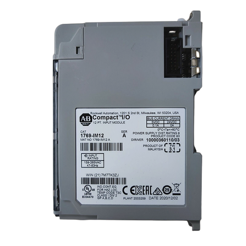 Allen Bradley 1769-IM12輸入模組