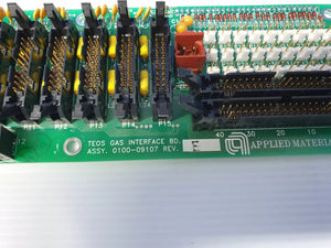 Applied Materials AMAT 0100-09107 TEOS Gas Interface Board