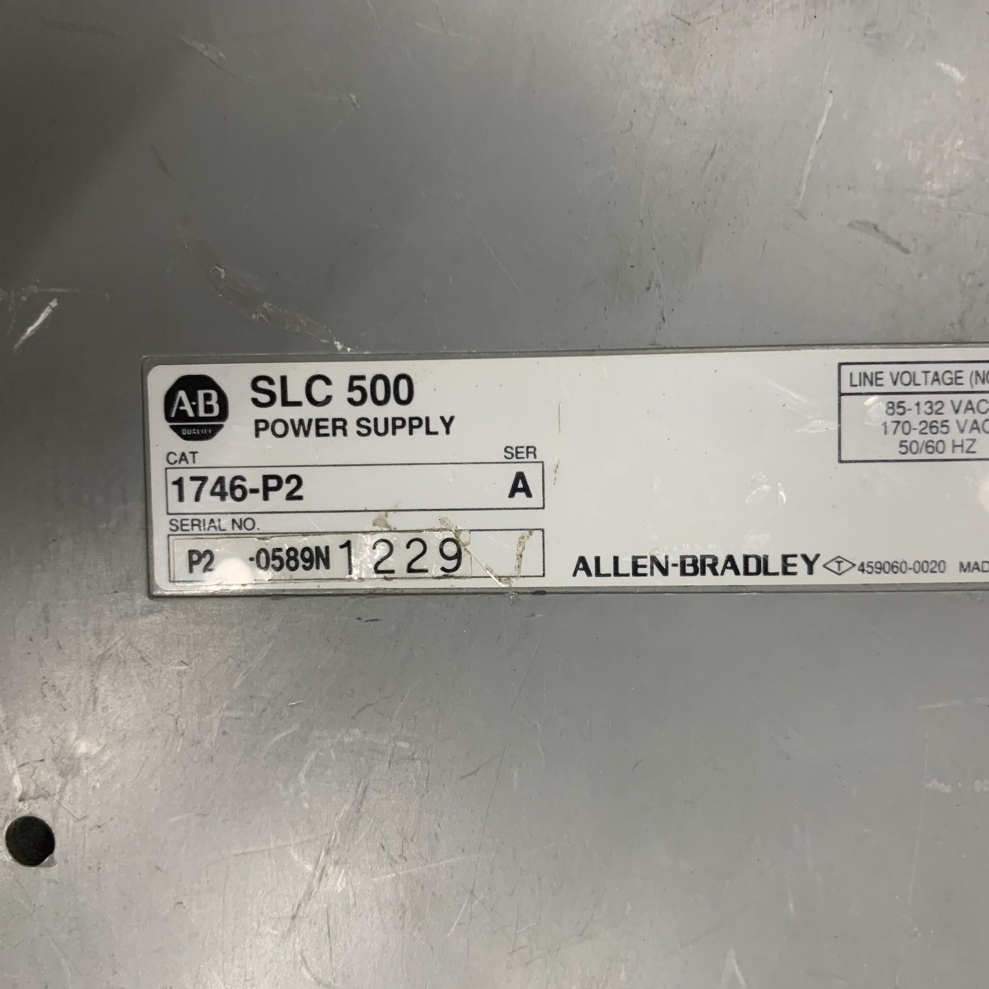 Allen Bradley電源SLC500 1746-P2