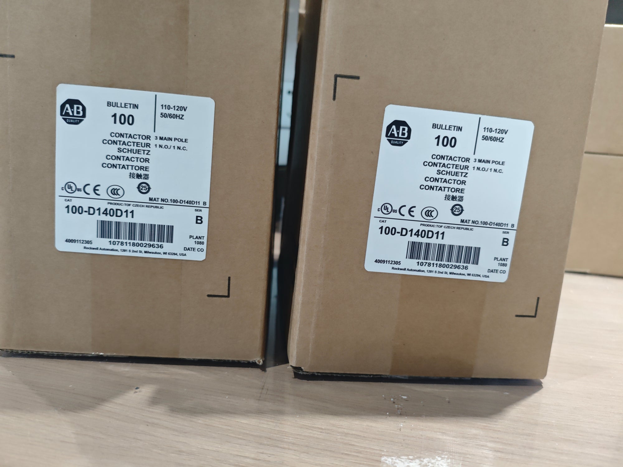 艾倫·布拉德利接觸器100-D140D11