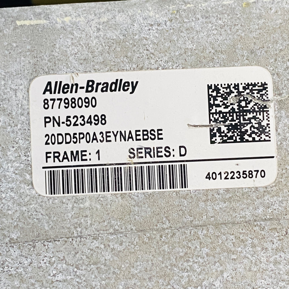 Allen-Bradley 20DD5P0A3EYNAEBSE AC Drive