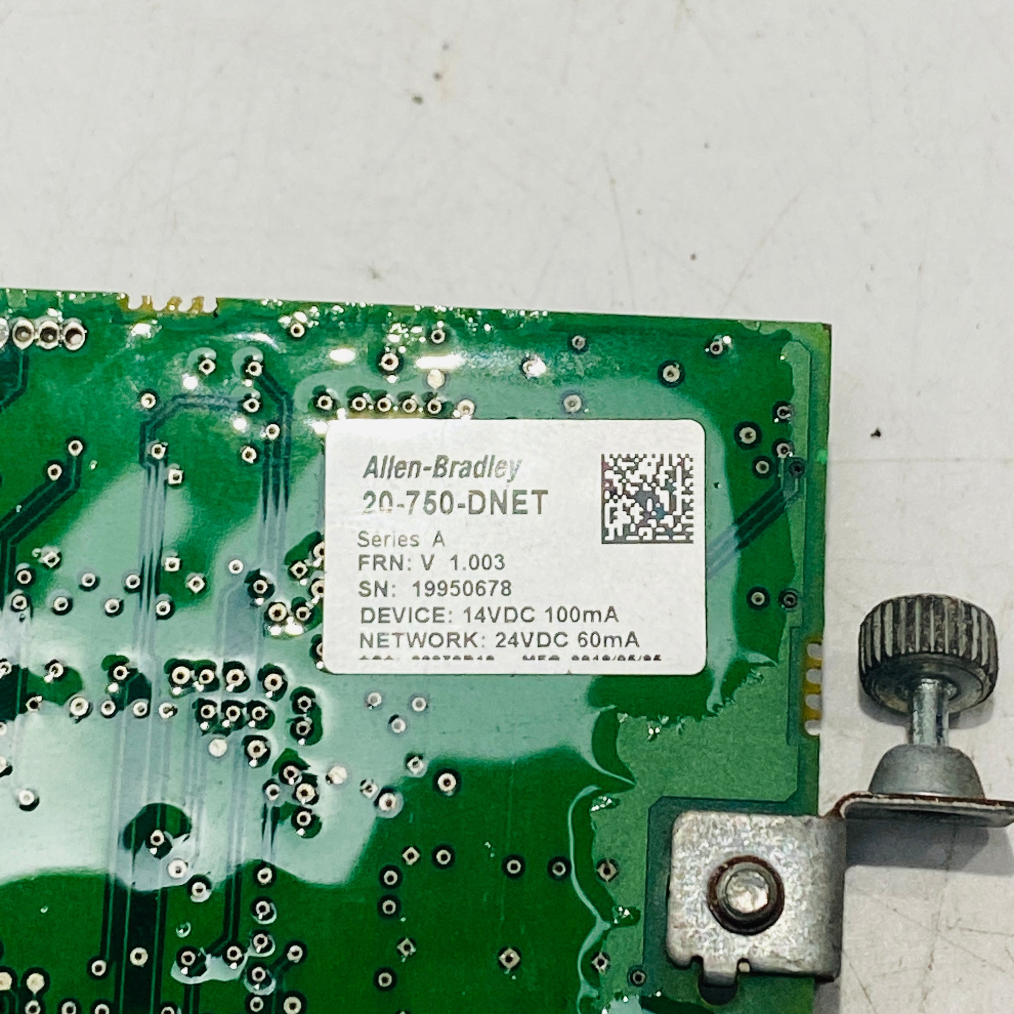 Allen Bradley 345177-A01 20-750-DNET DeviceNet 選項模組