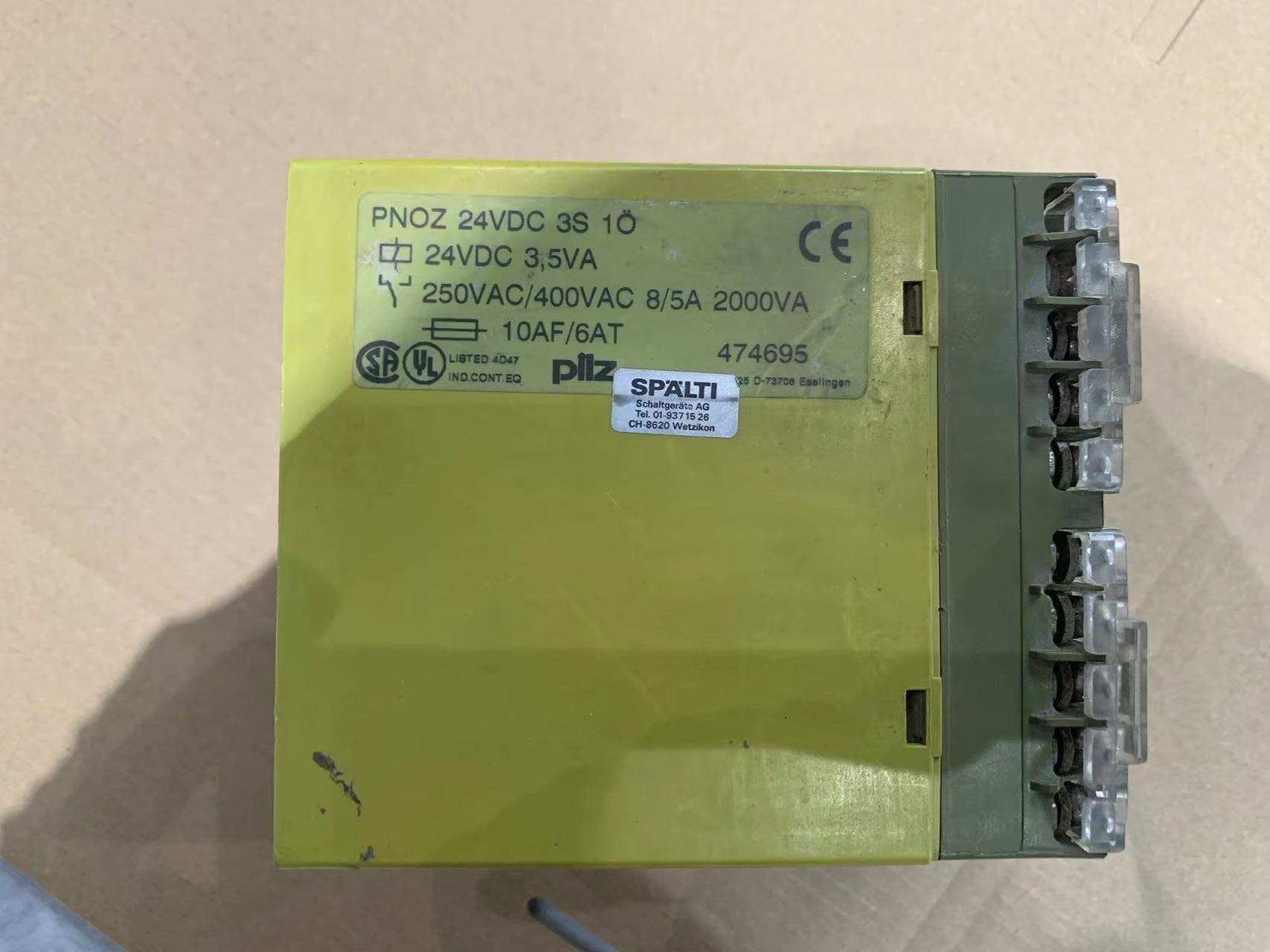 Pilz PNOZ 24VDC 3S 1O Safety Relay