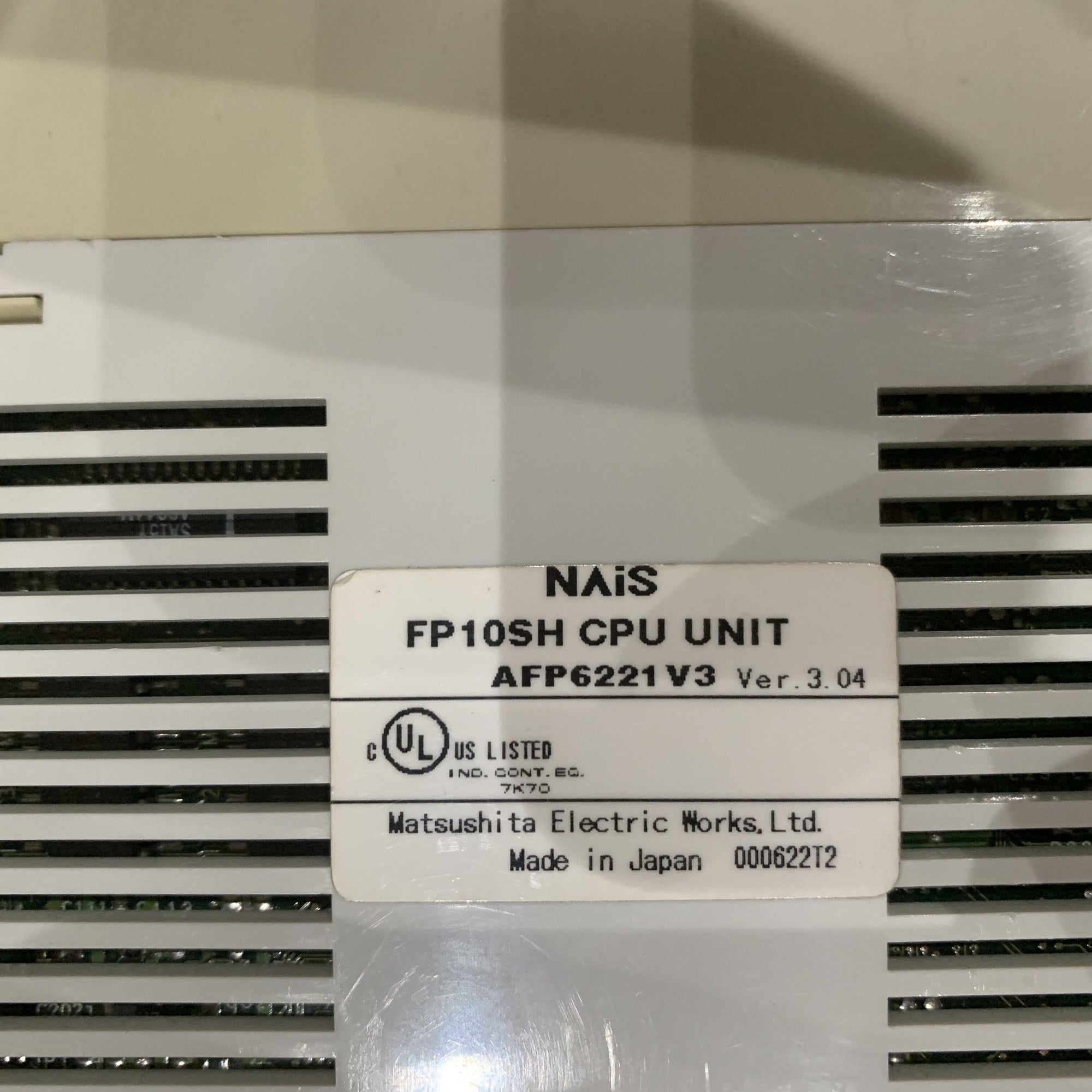 PanasonicAFP6221V3 NAIS FP3 CPU模組