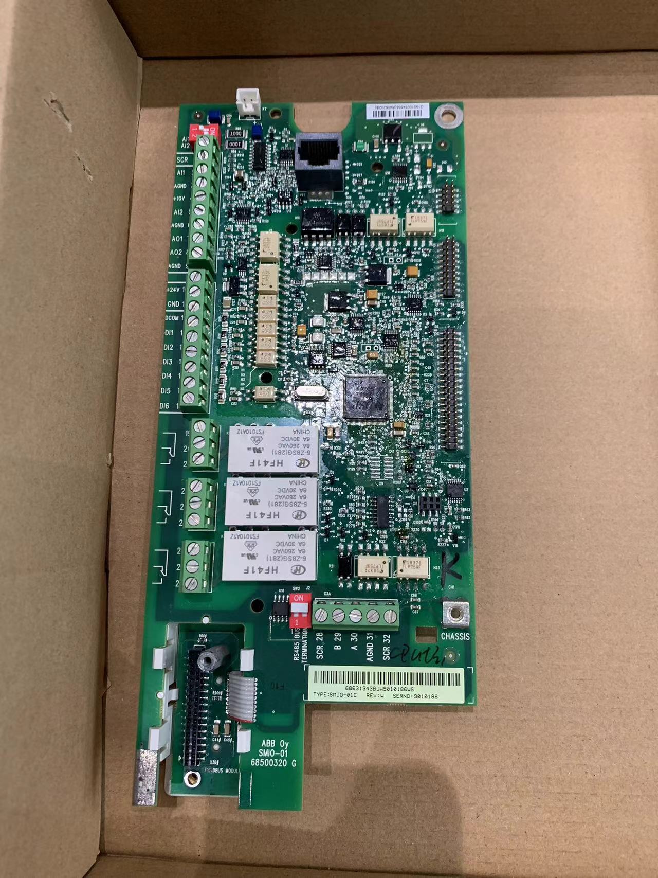 ABB SMIO-01C ACS550 控制 PCB 板