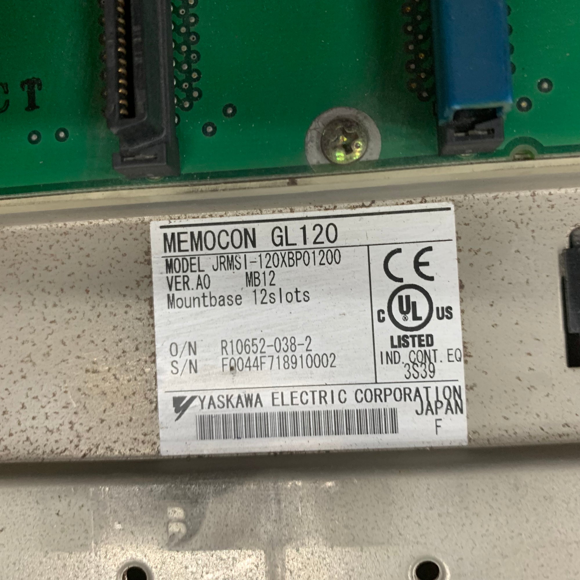 安川JRMSI-120XBP01200 Memocon Gl120底盤模組