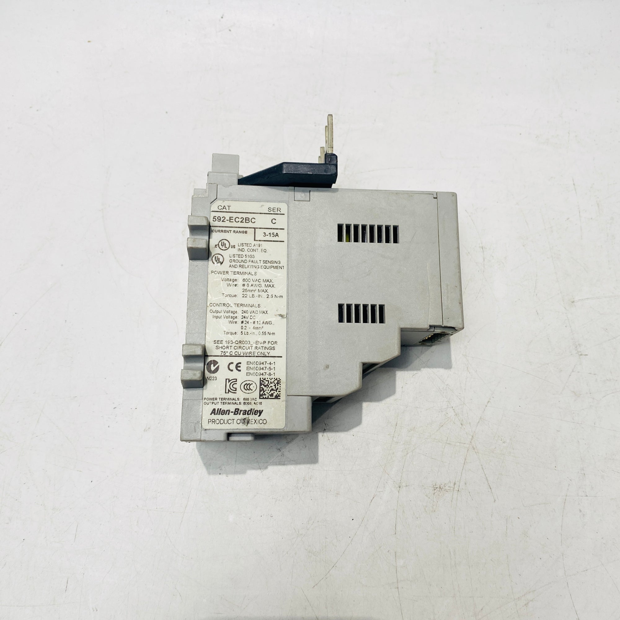Allen Bradley 592-EC2BC繼電器