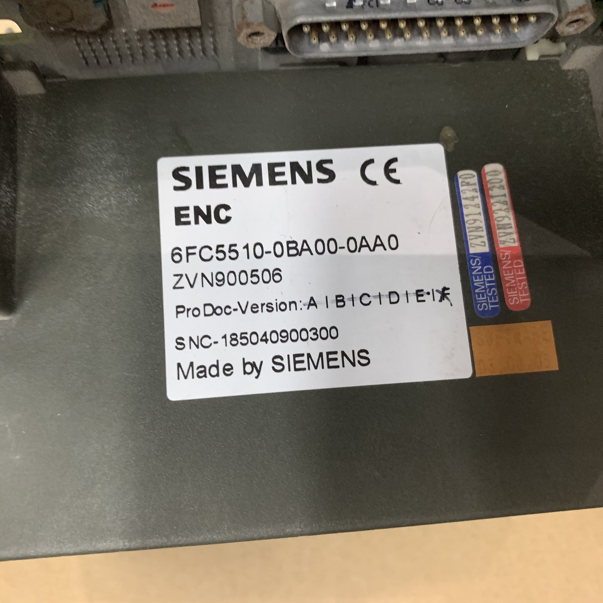西門子 6FC5510-0BA00-0AA0 6FC55100BA000AA0 控制系統