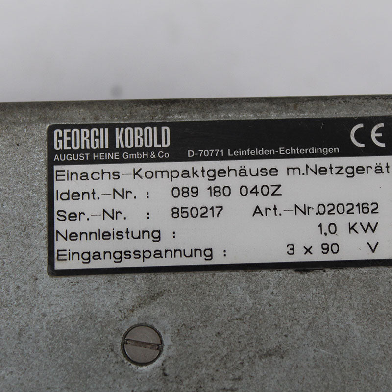GEORGII KOBOLD KSV10/30#0202139 Servo Driver 089180040Z