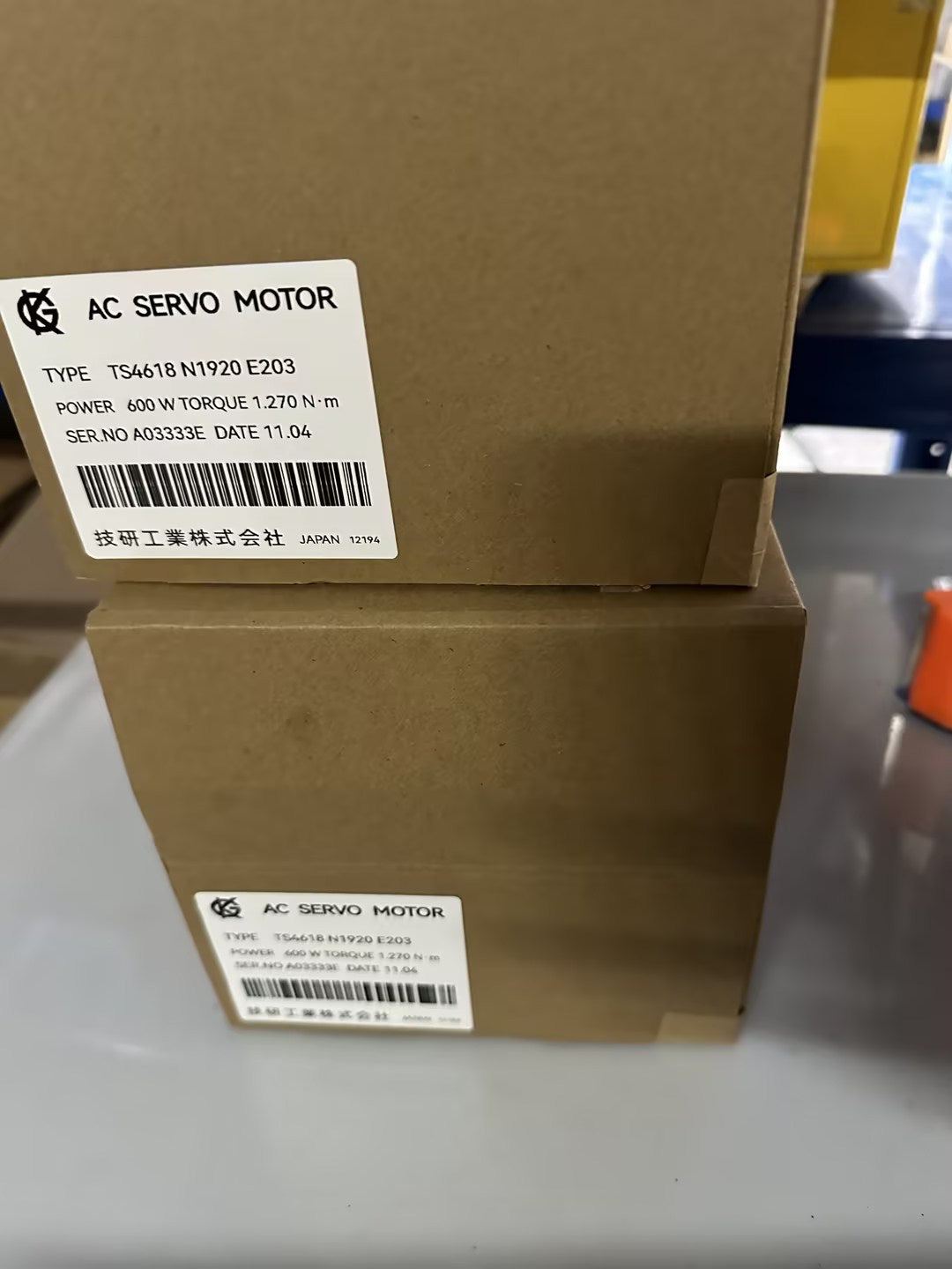 GIKEN KOGYO TS4618N1920E203 AC SERVO MOTOR - Rockss Automation