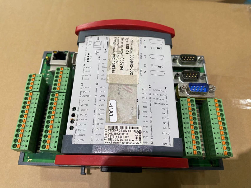 Berghof CEDIO-P 24/24/2-0.5-1131 Industrial PLC Controller