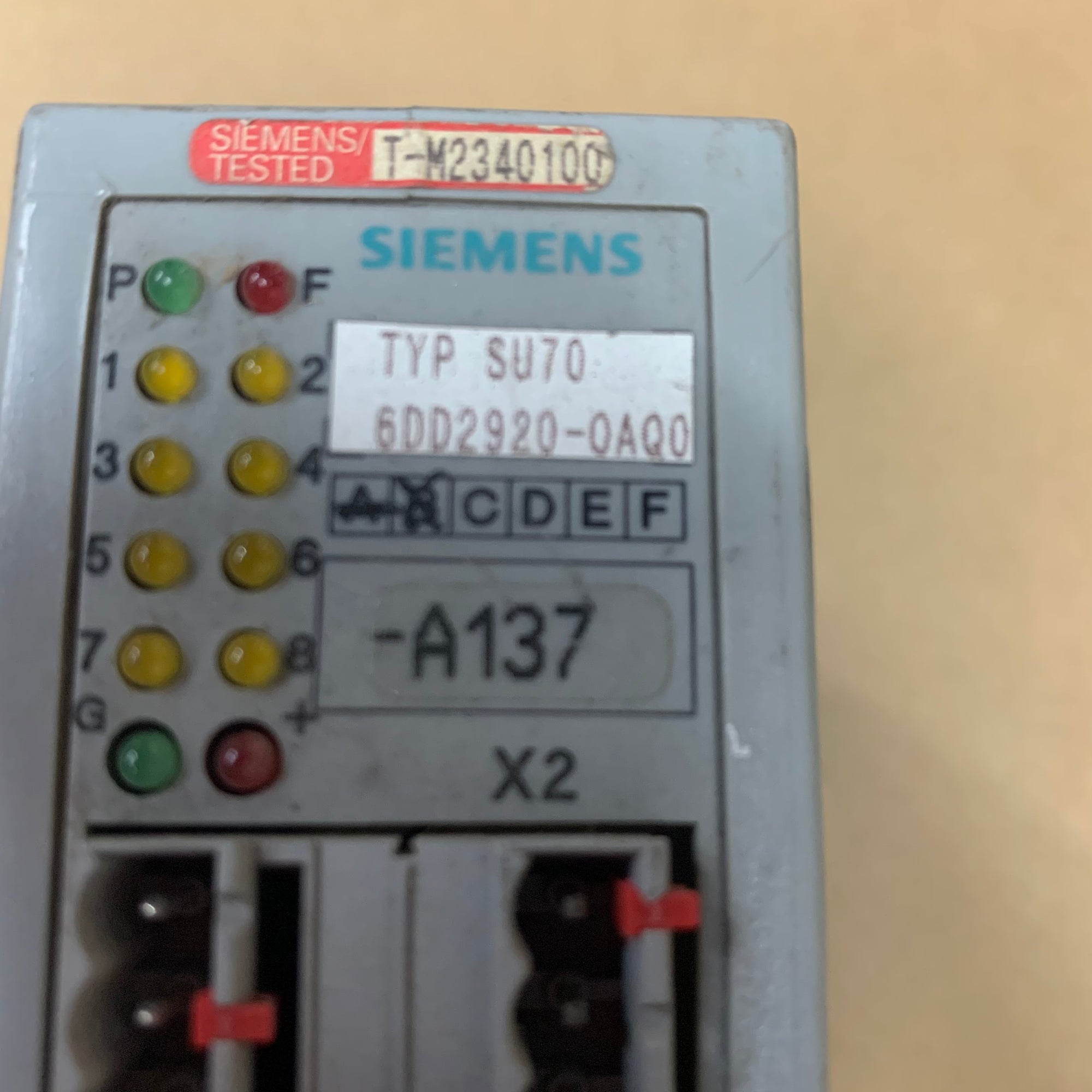 西門子 6DD2920-0AQ0 SU70 控制系統模組