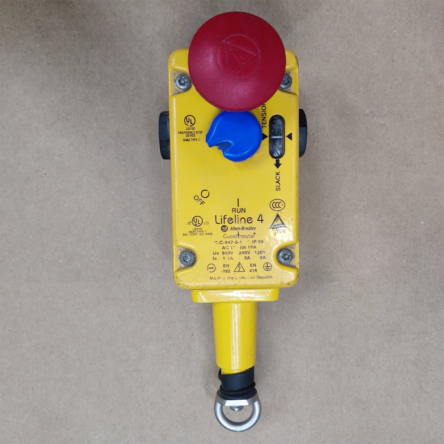 Safety switch: singlesided rope switch 440E-L13137E