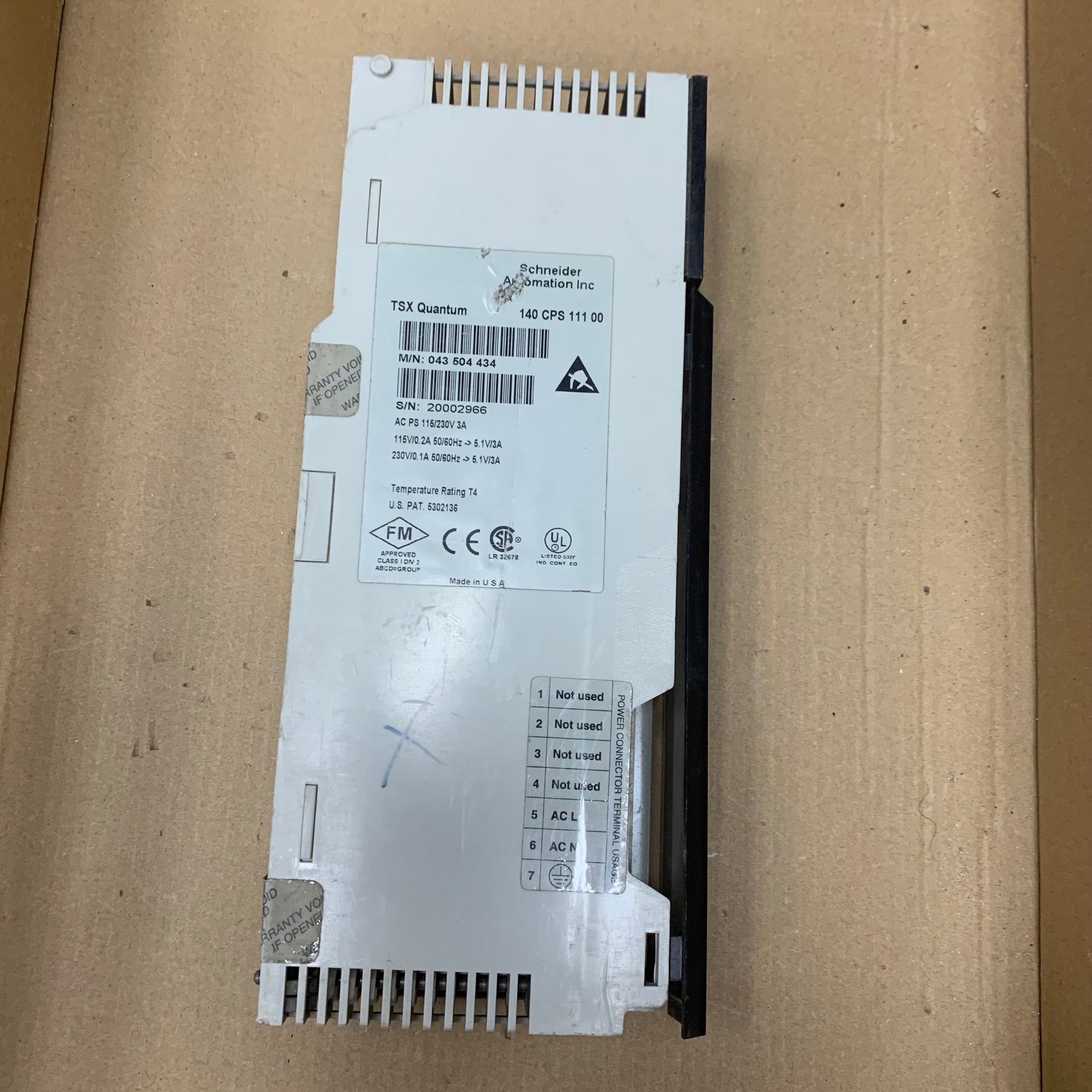 施耐德電機 140CPS11100 電源