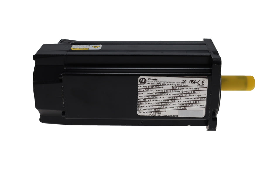 MPL-B330P-MJ74AA Allen Bradley Kinetix MP Servo Motor