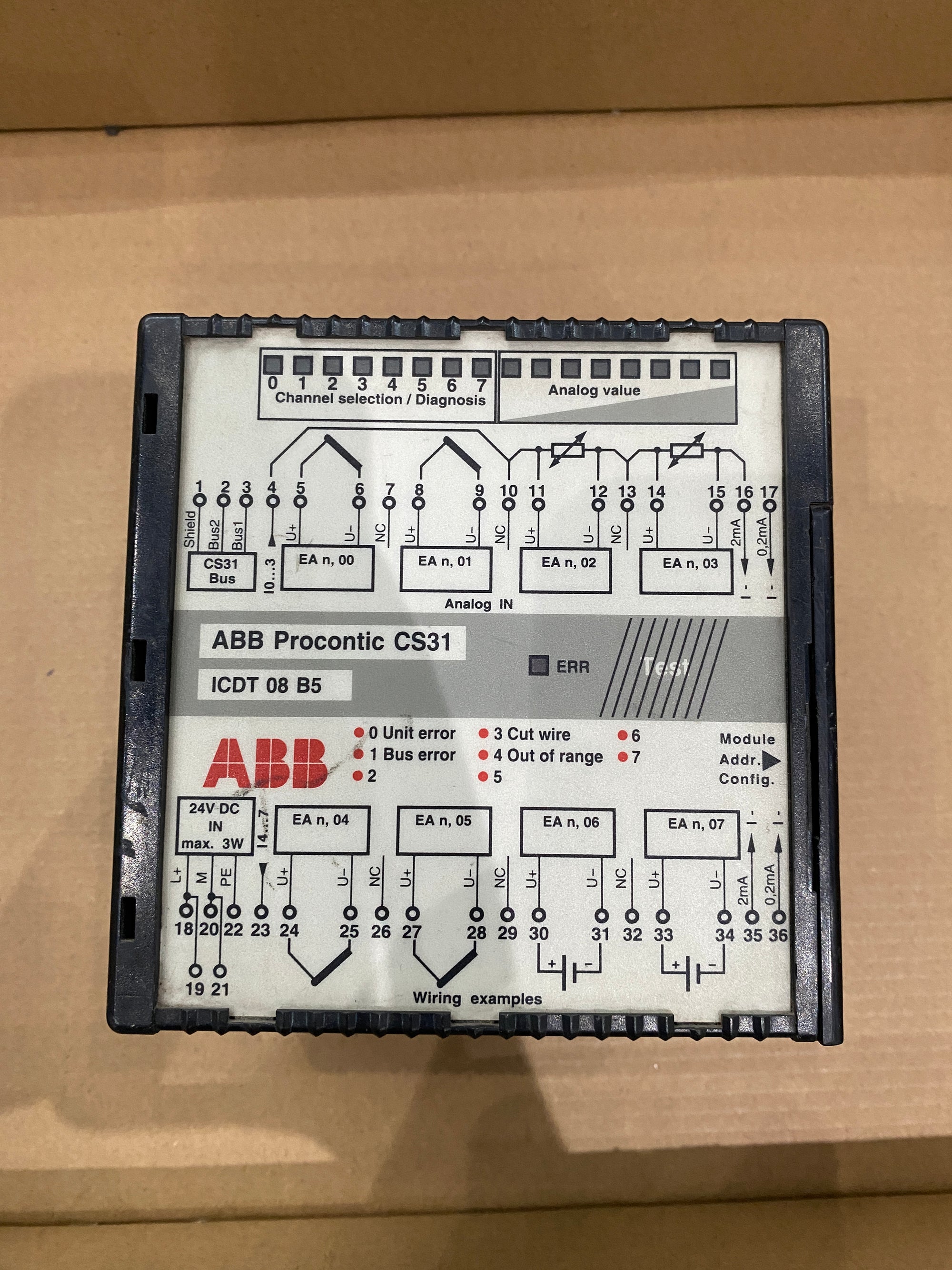 ABB GJR5251600R0101 類比輸入模組