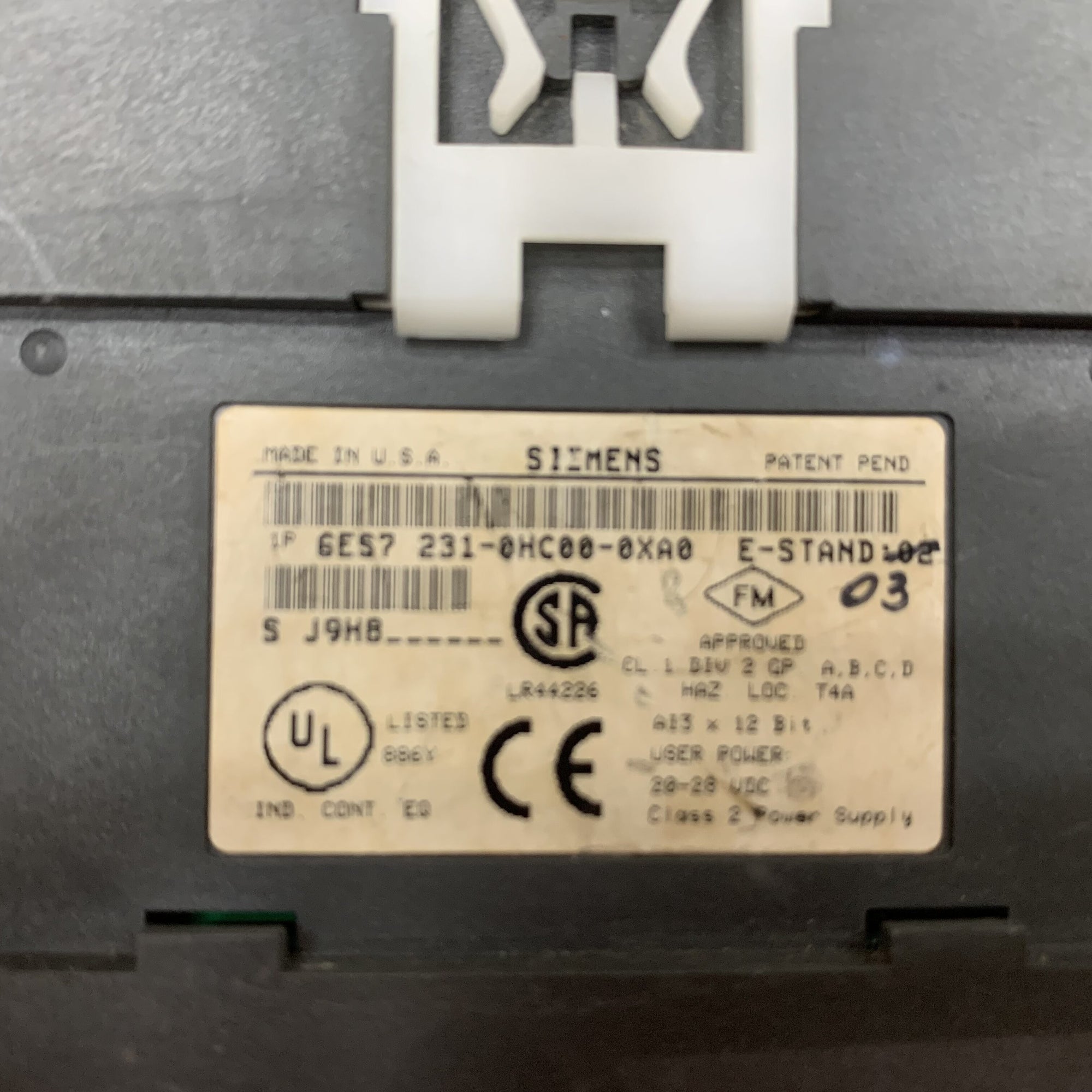 西門子6ES7231-0HC00-0XA0類比量輸入模組