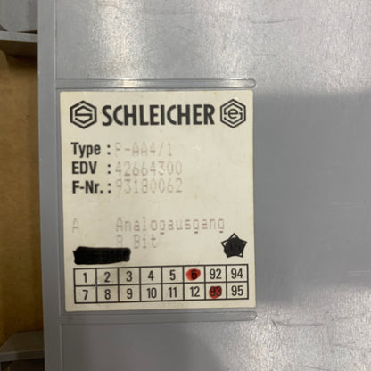 Schleicher P-AA4/1 Analog Output Module