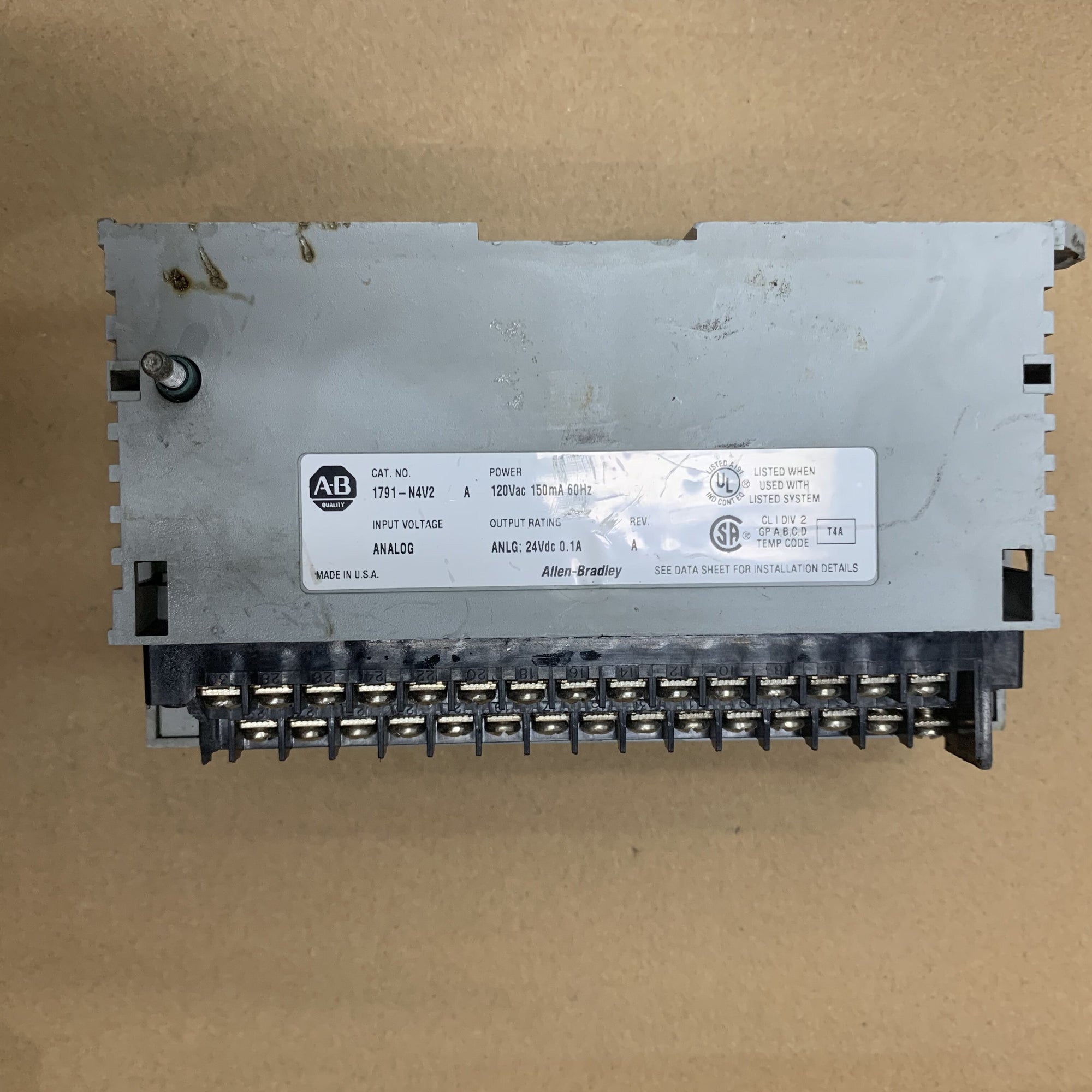 ALLEN BRADLEY CAT 1791-N4V2 模擬模組