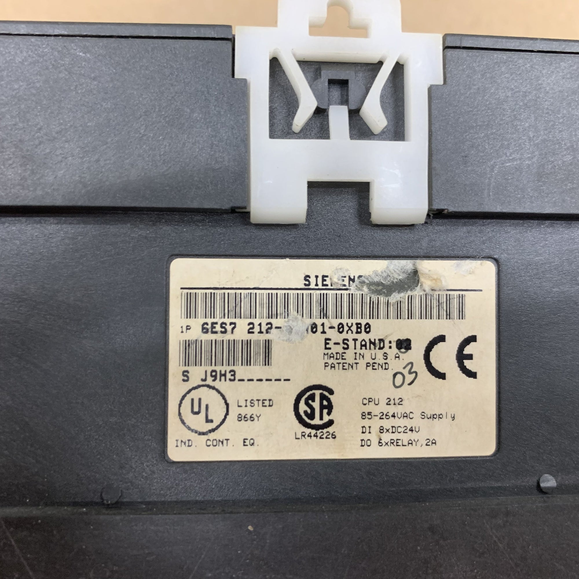 西門子 6ES7212-1BA01-0XB0 CPU模組