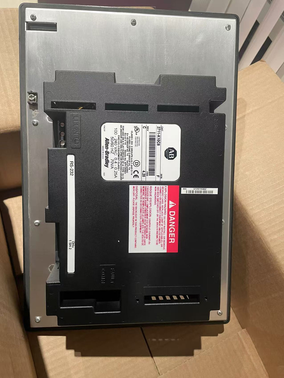 Allen Bradley 2711-K10C8 OPERATOR INTERFACE PANELVIEW 1000