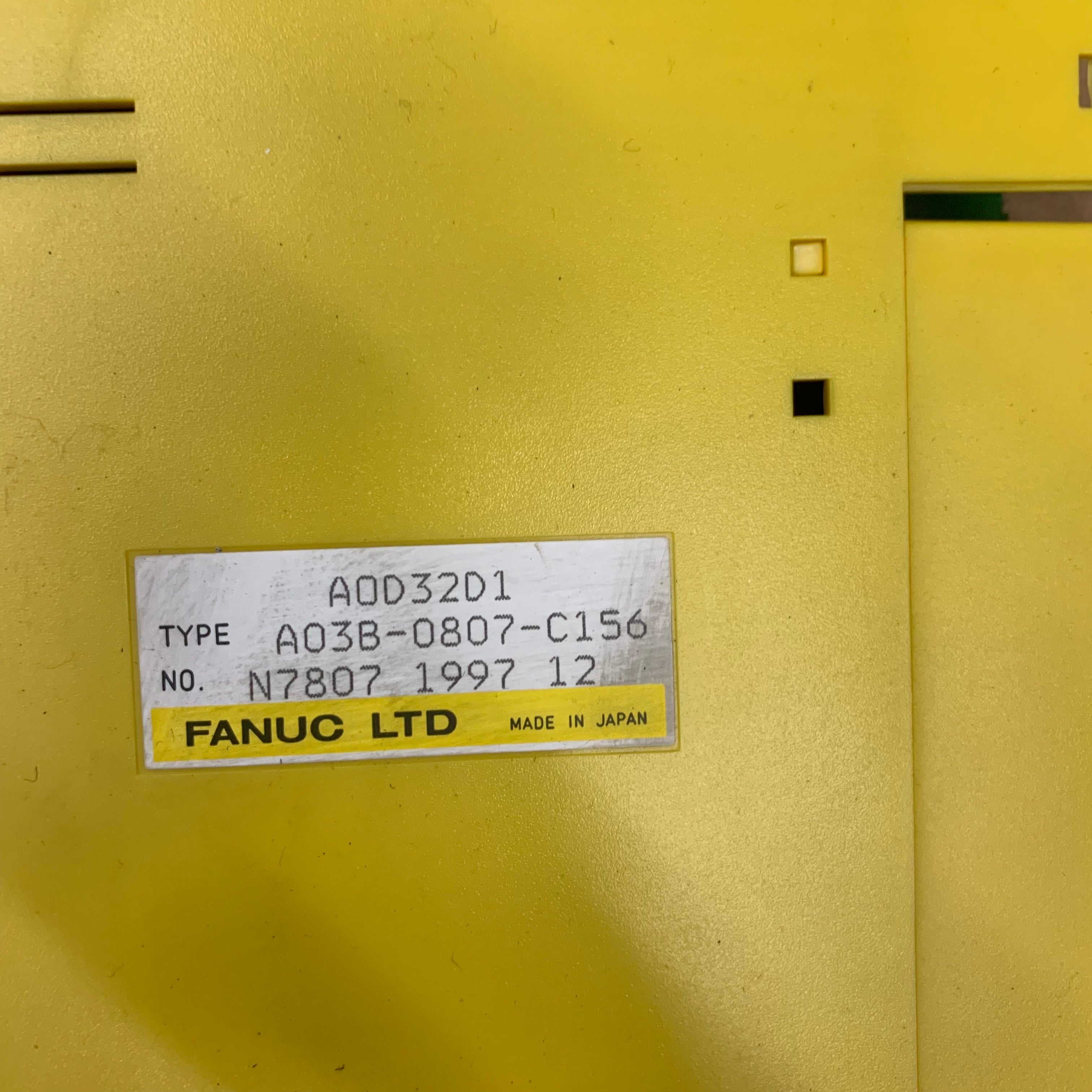 FANUC A03B-0807-C156 輸入/輸出模組